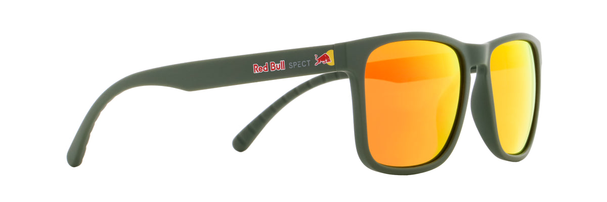 Red Bull Spect slnečné okuliare EDGE zelené so zrkadlovými sklami