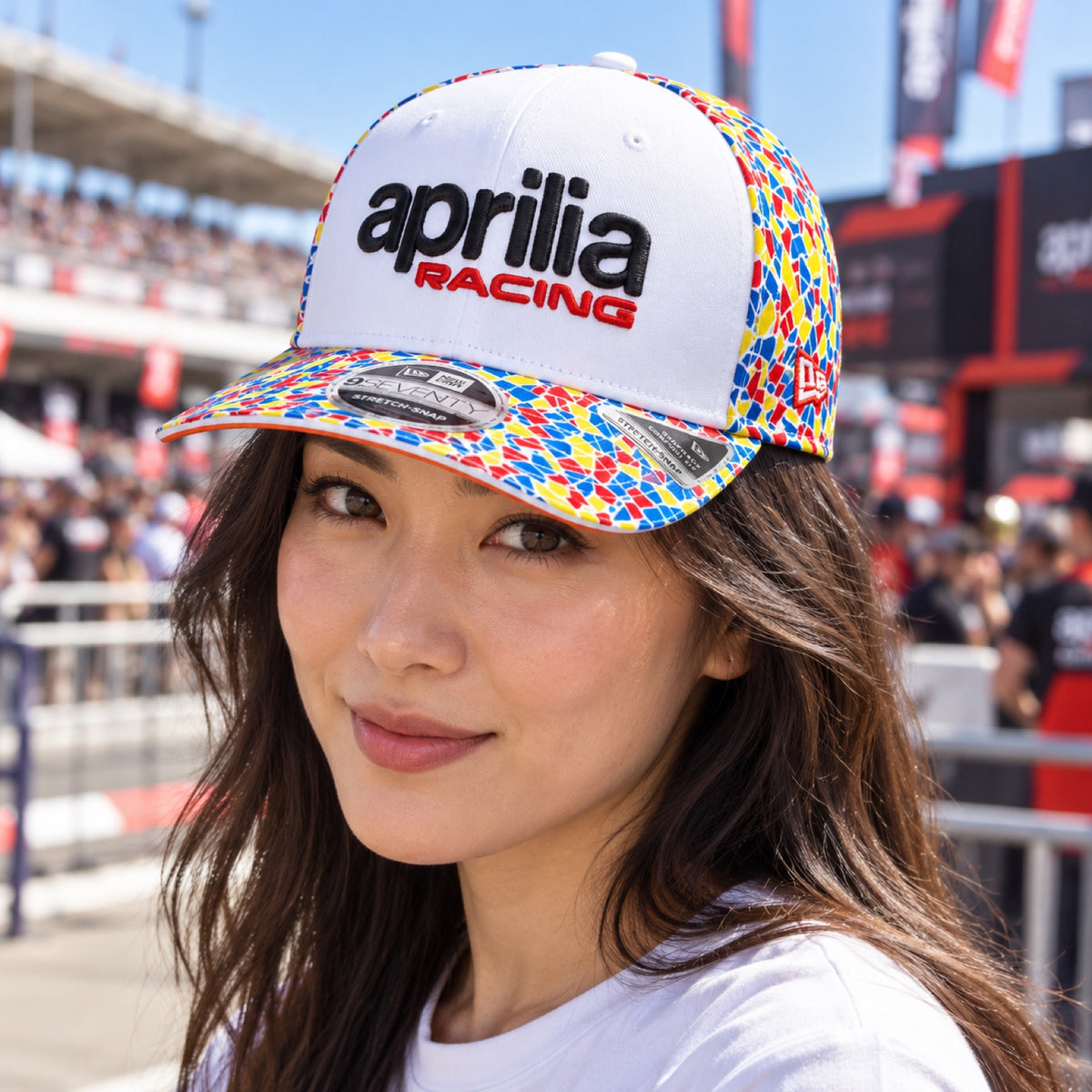 Tímová šiltovka Aprilia Racing – SE Barcelona – ilustračné foto (AI)