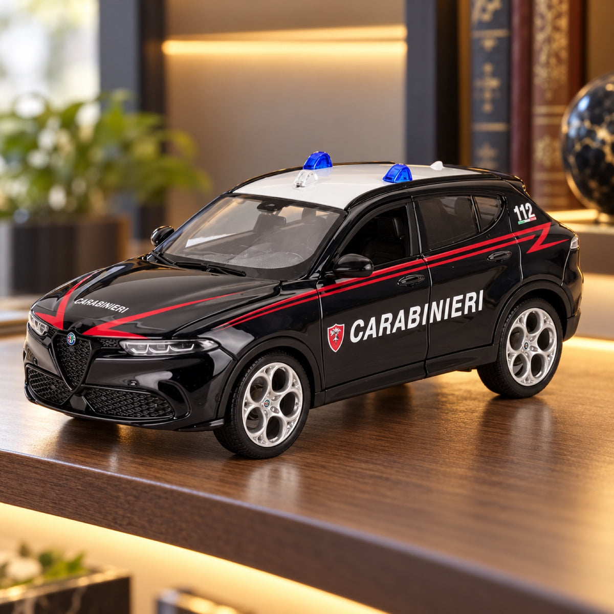 Model Alfa Romeo Tonale Carabinieri 1:24 – ilustračné foto (AI)