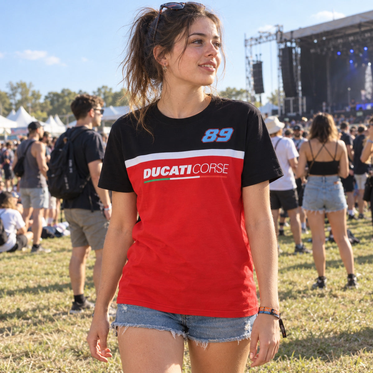 Ducati Corse Fan T-Shirt – Jorge Martin 89 – ilustrační foto 2 (AI)