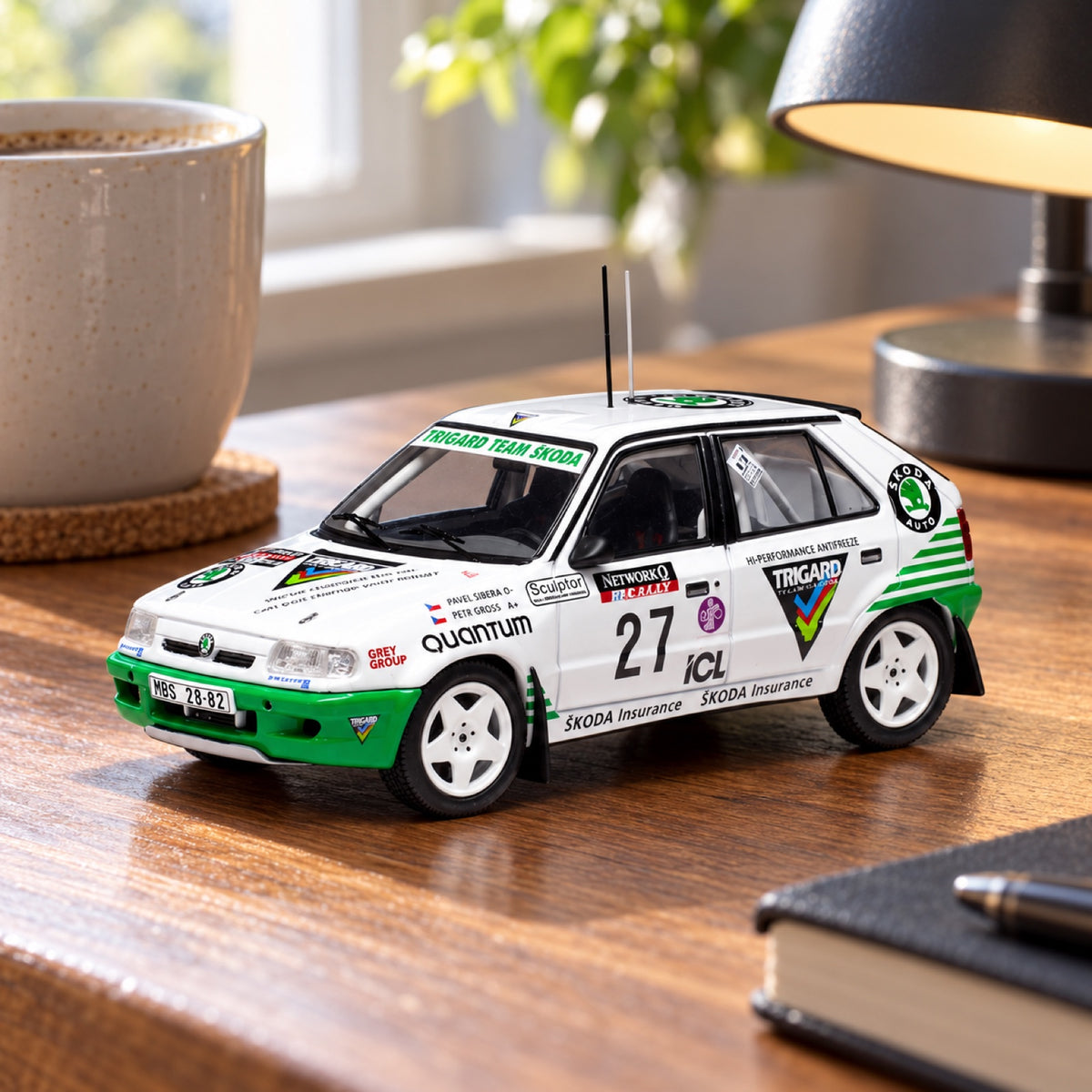 IXO Škoda Felicia Kit Car No. 27 RAC Rally 1995 Model – illustrative photo (AI)