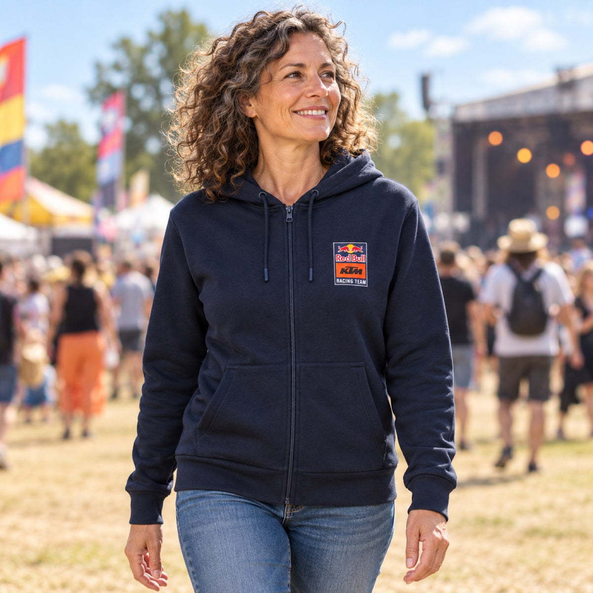 KTM Red Bull Racing Casual Hoodie – Navy – illustrative photo (AI)