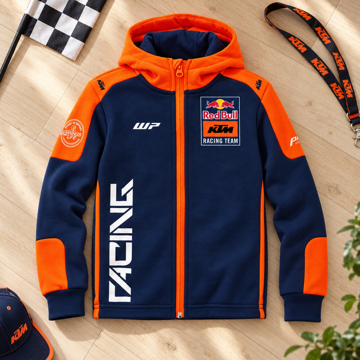 Detská tímová bunda KTM Red Bull Racing – 152 cm – ilustračné foto (AI)