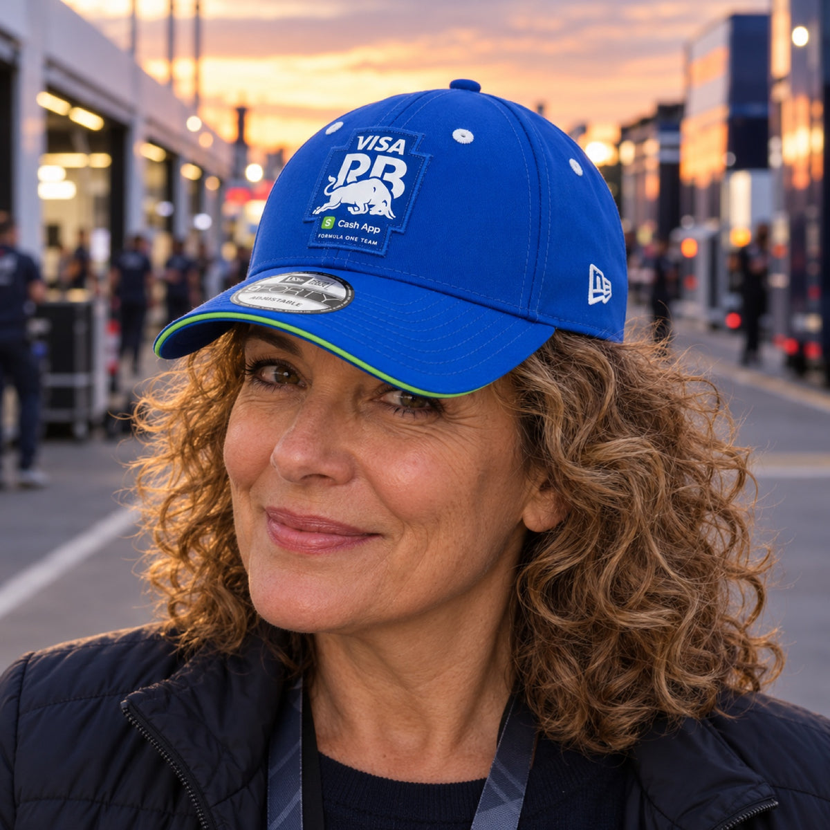 Visa Cash App RB Team Cap with Logo – Blue – illustrative photo (AI)