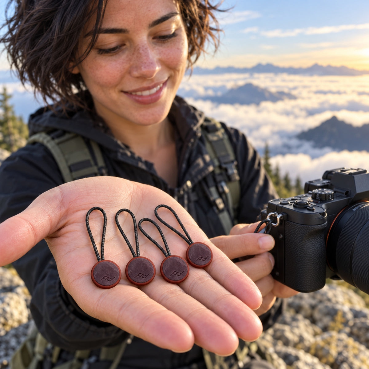 Peak Design Anchor 4-Pack (V4) – Eclipse – ilustračné foto (AI)