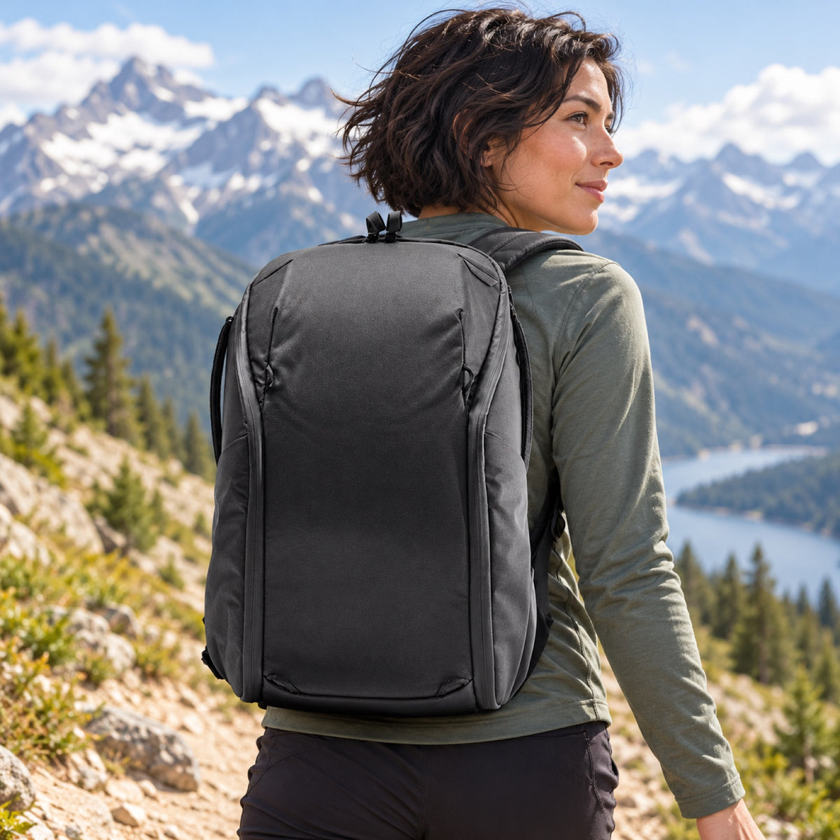 Peak Design Everyday Backpack Zip 15L v2 – Black – ilustračné foto (AI)