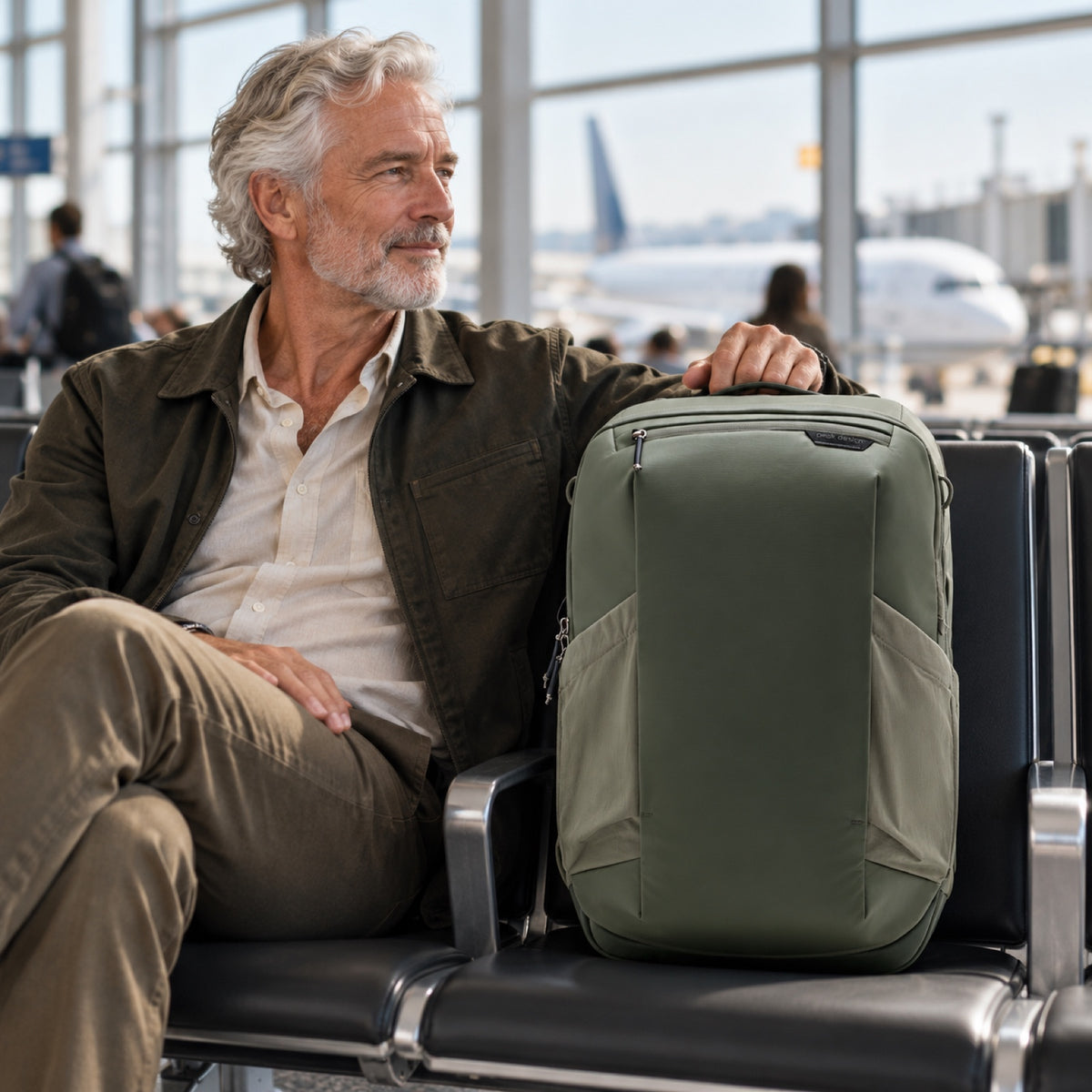 Peak Design Travel Backpack 2-in-1 40L – Sage – ilustračné foto (AI)