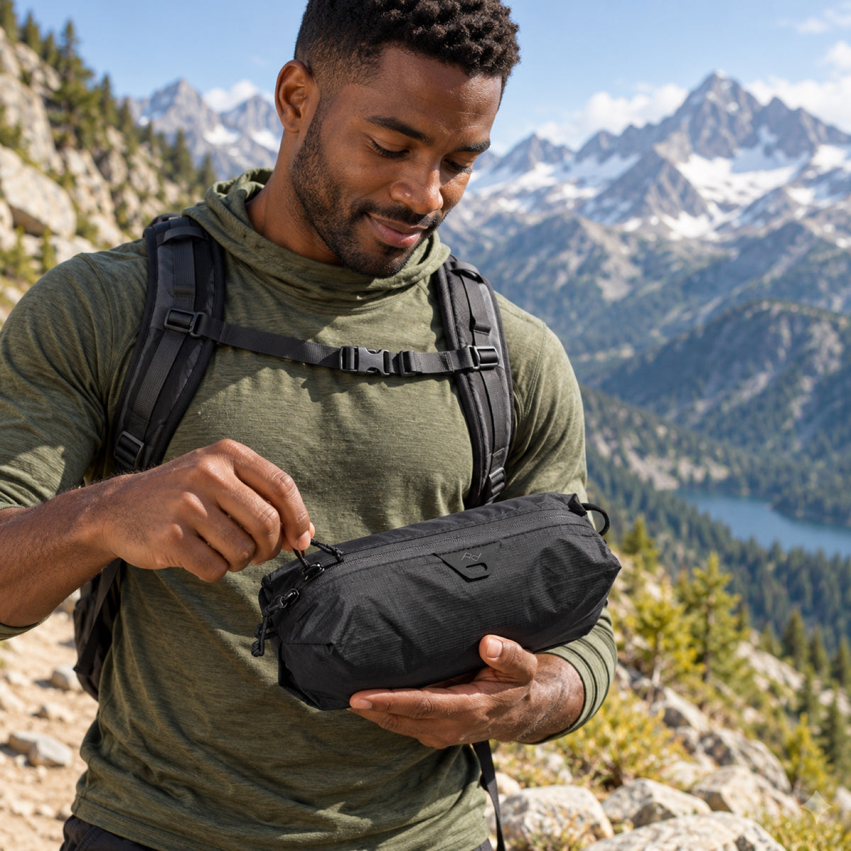 Peak Design Ultralight Packing Cube – X-Small – Black – ilustračné foto (AI)