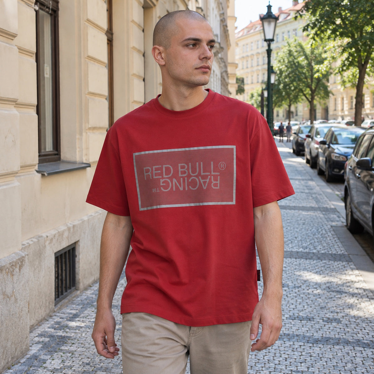 Pepe Jeans – Red Bull Racing T-Shirt – Red – ilustrační foto (AI)
