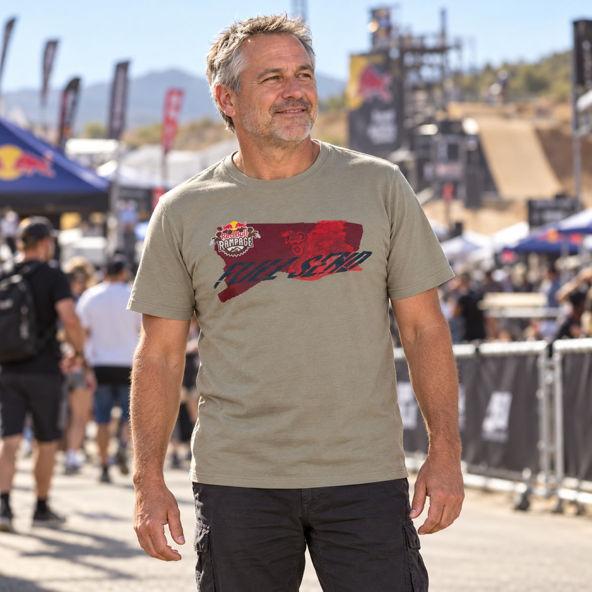 Tričko Red Bull Rampage Cliff – ilustračné foto (AI)