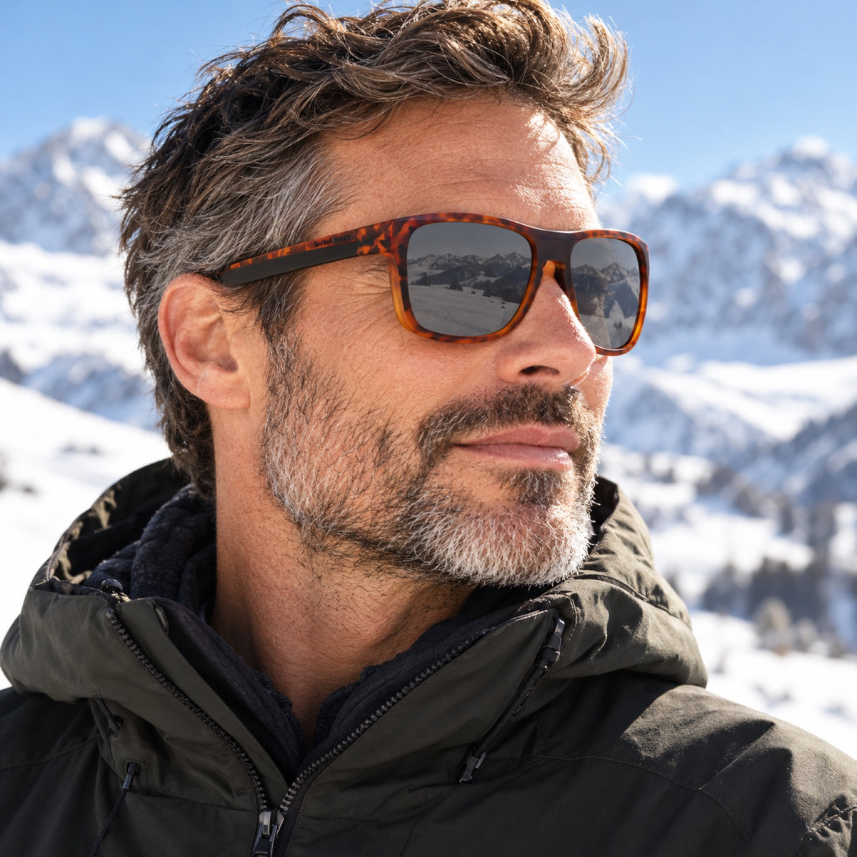 Red Bull Spect KREY Sunglasses – Brown with Smoke Lenses – illustrative photo (AI)
