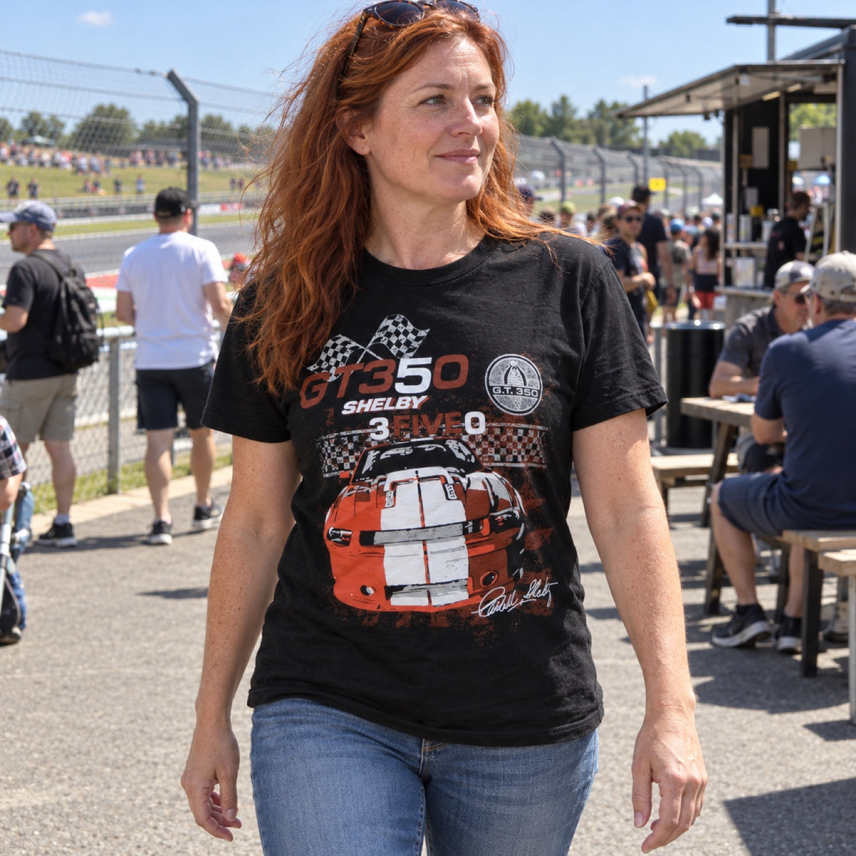 Shelby GT350 T-Shirt – ilustrační foto 2 (AI)