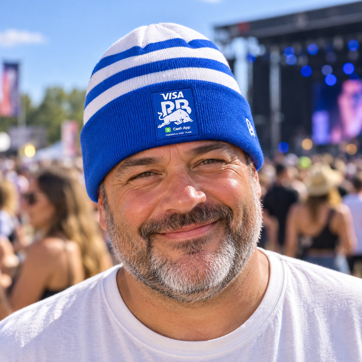 Isack Hadjar – Visa Cash App RB Team Beanie with Logo – illustrative photo (AI)
