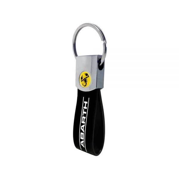 Abarth kľúčenka BAND čierna s logom škorpióna
