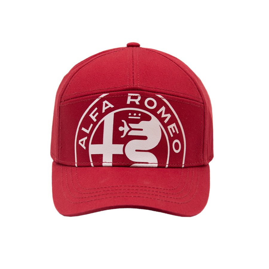 Alfa Romeo šiltovka s veľkým logom červená