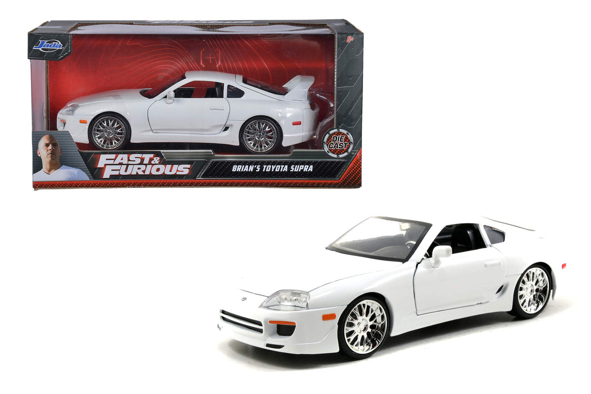 Model Rýchlo a zbesilo Toyota Supra 1995 1:24 white