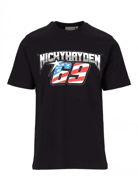Nicky Hayden 69 logo T-shirt black