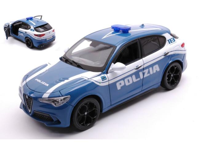 Model Bburago Alfa Romeo Stelvio Polizia 1:24
