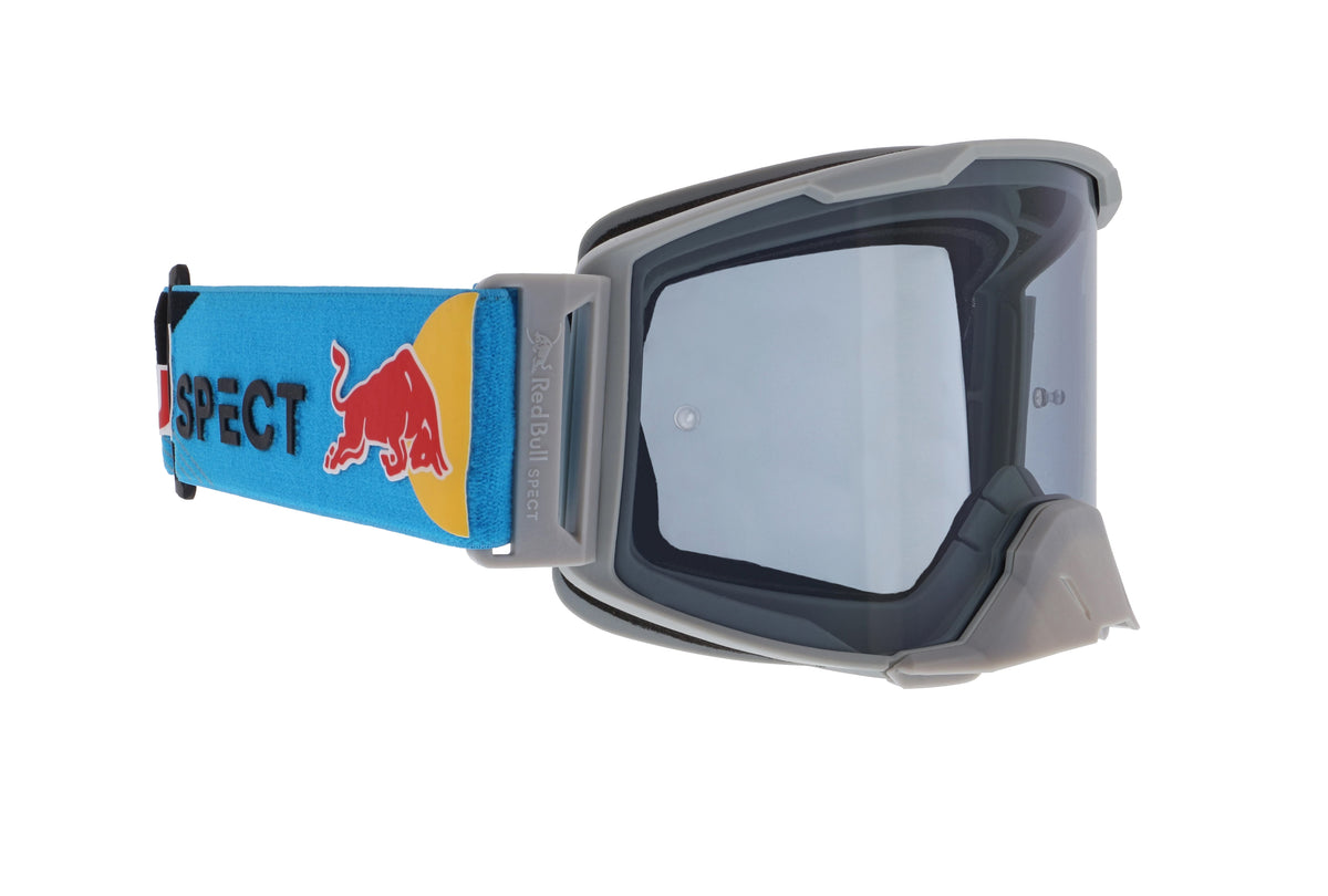 Red Bull Spect STRIVE S motocross goggles grey with smoke lens