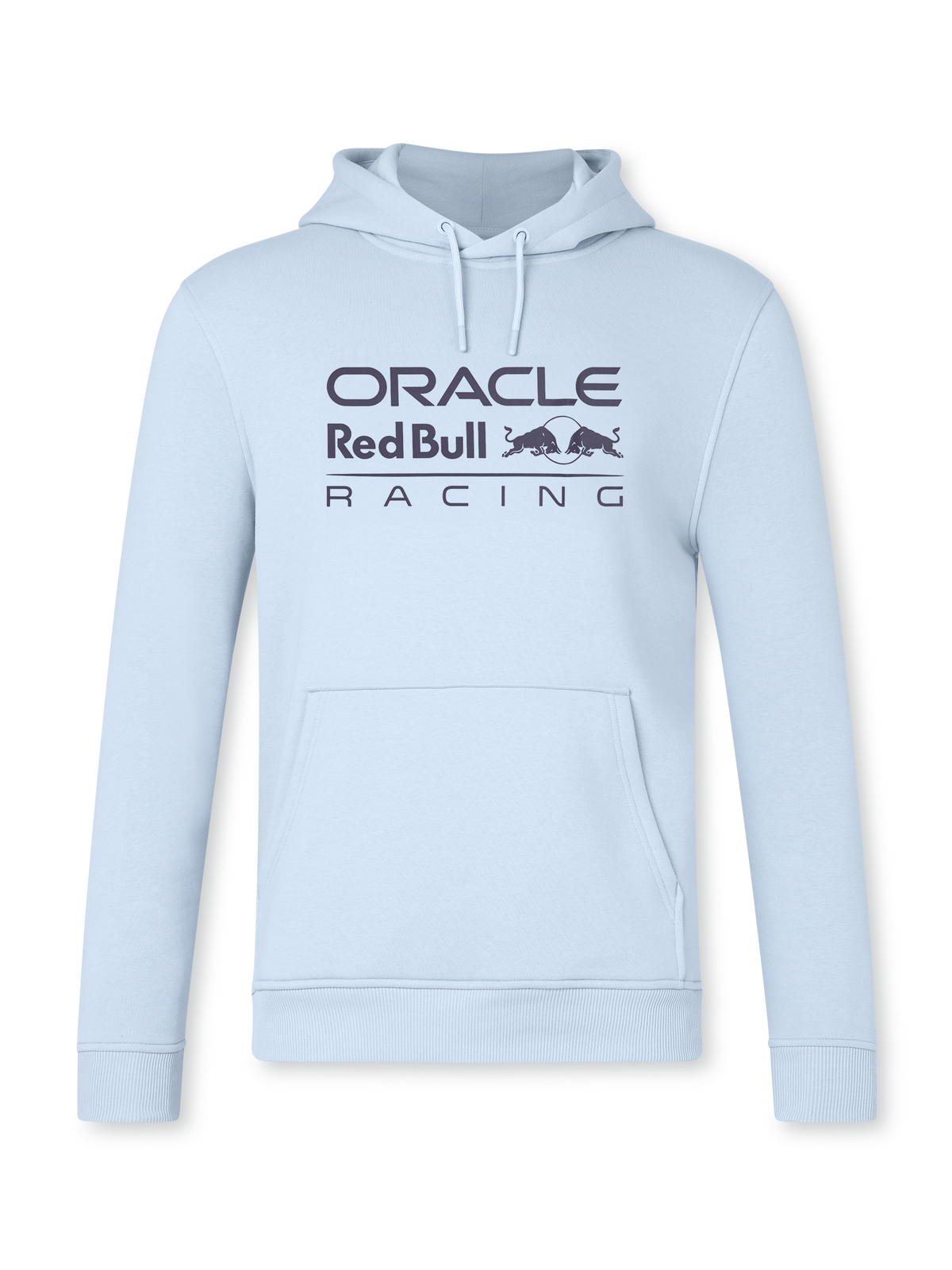 Voľnočasová mikina s kapucňou Red Bull Racing F1 s logom ORBR svetlomodrá