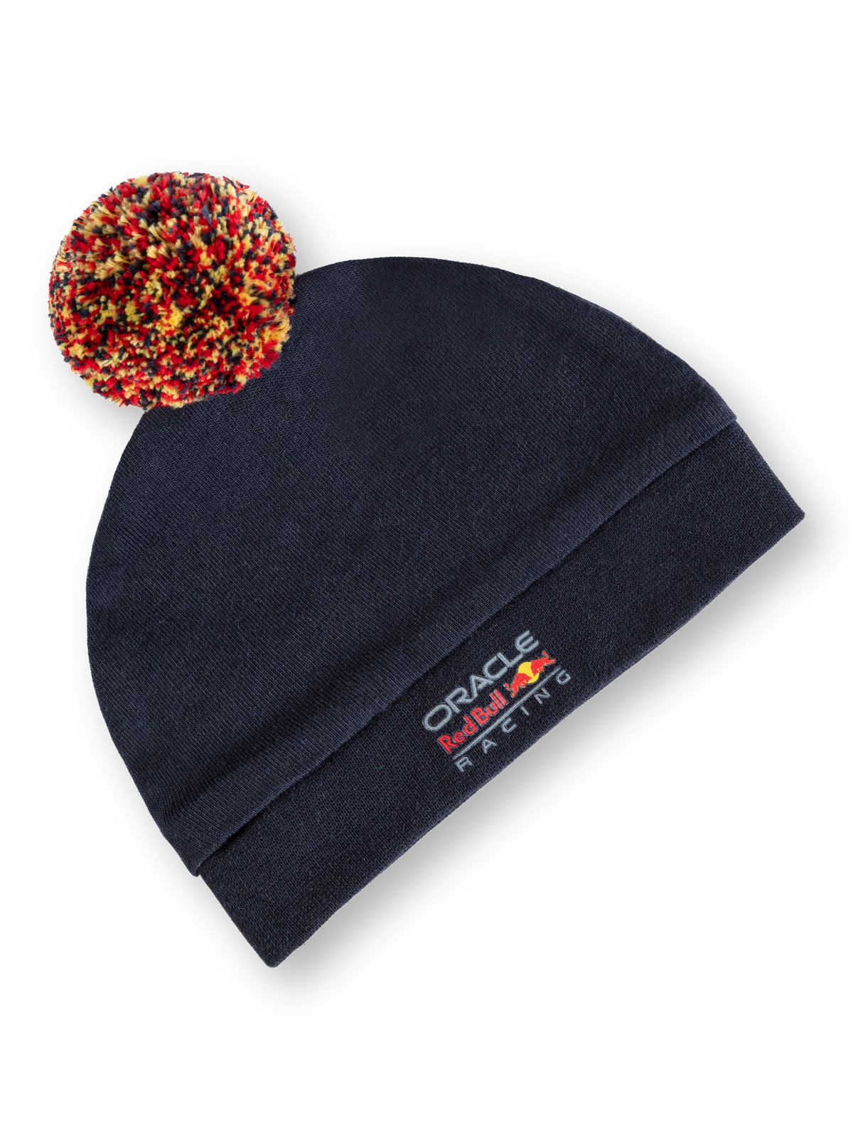 Oracle Red Bull Racing detská čiapka pre novorodencov s brmbolcom