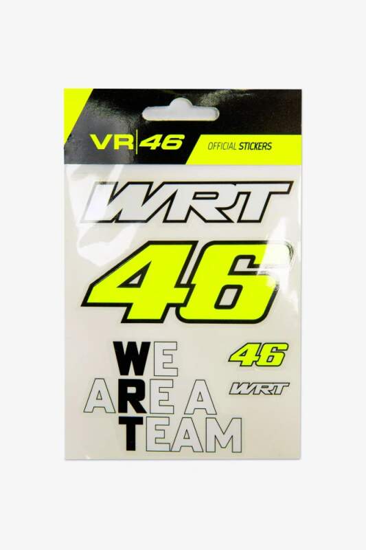 VR46 - Valentino Rossi WRT malé balenie nálepiek