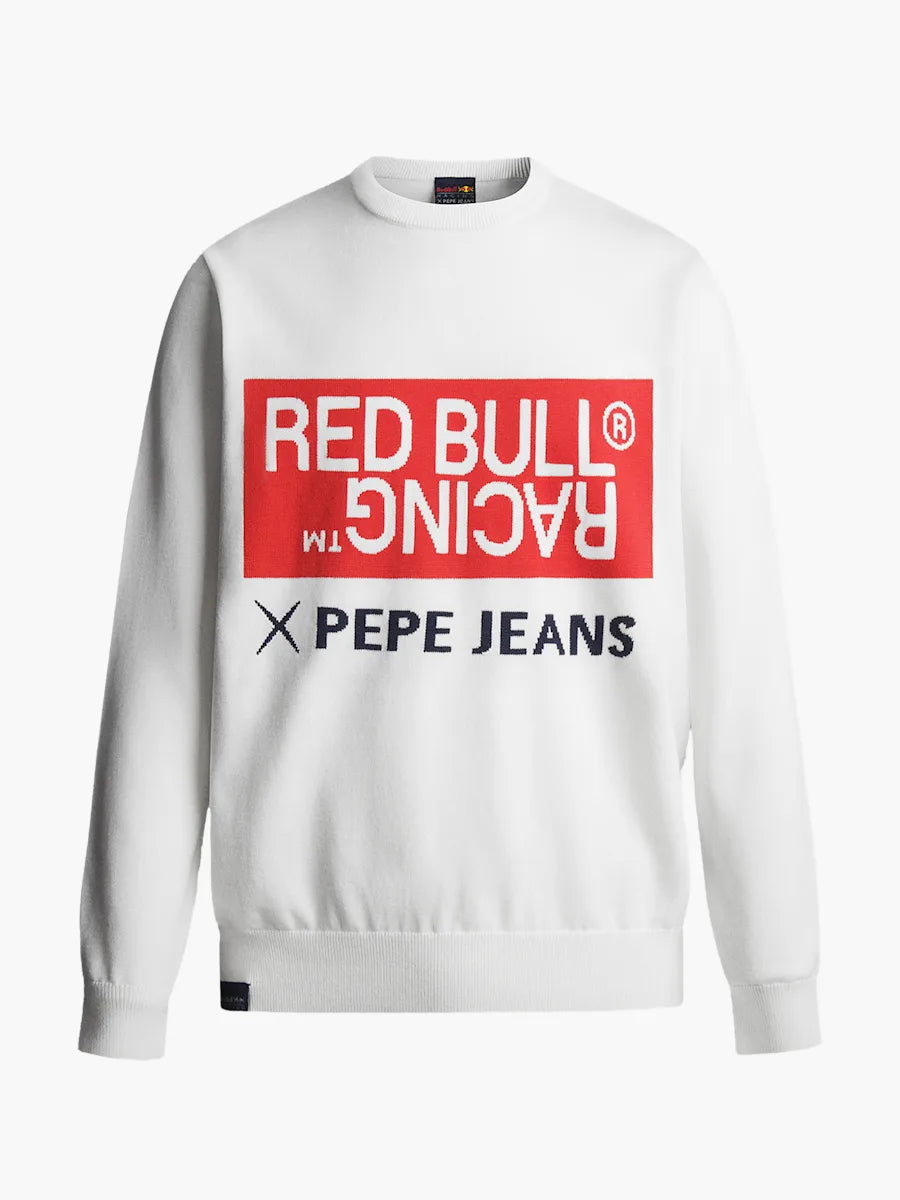Pepe Jeans – Red Bull Racing jumper white with lettering