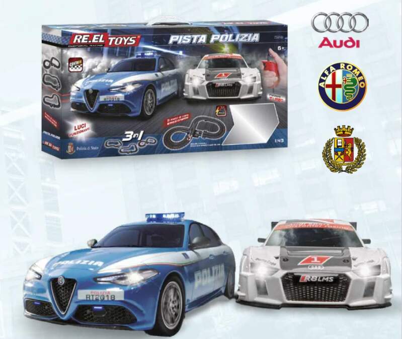 Autodráha PISTA Alfa Romeo Polizia - Audi 1:43