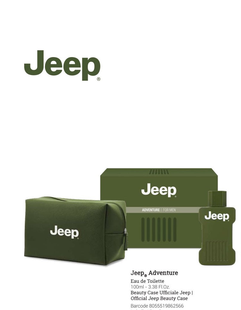 Jeep Adventure Eau De Toilette 100 ml + toaletná taška Jeep
