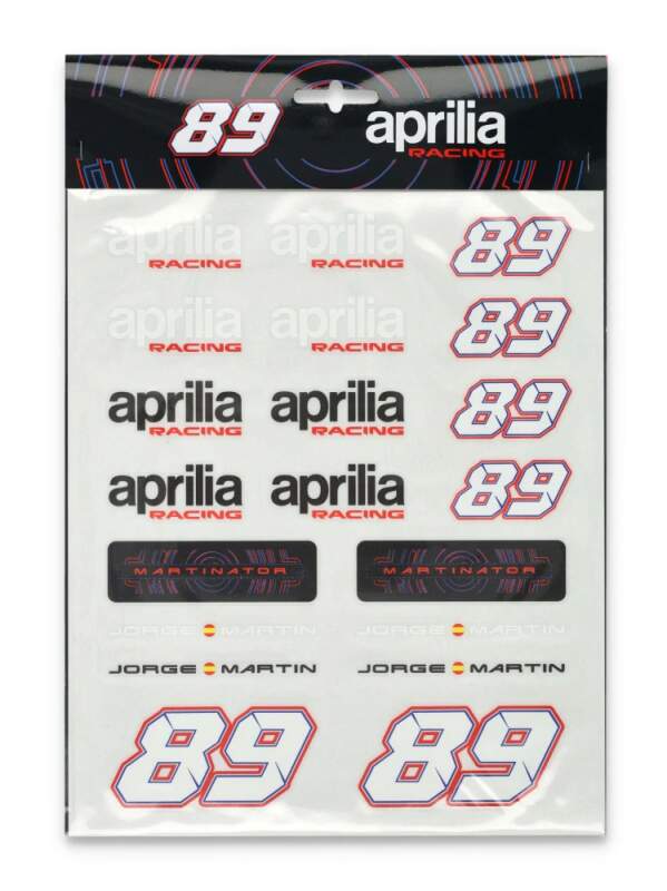 Jorge Martín large sticker pack – Aprilia