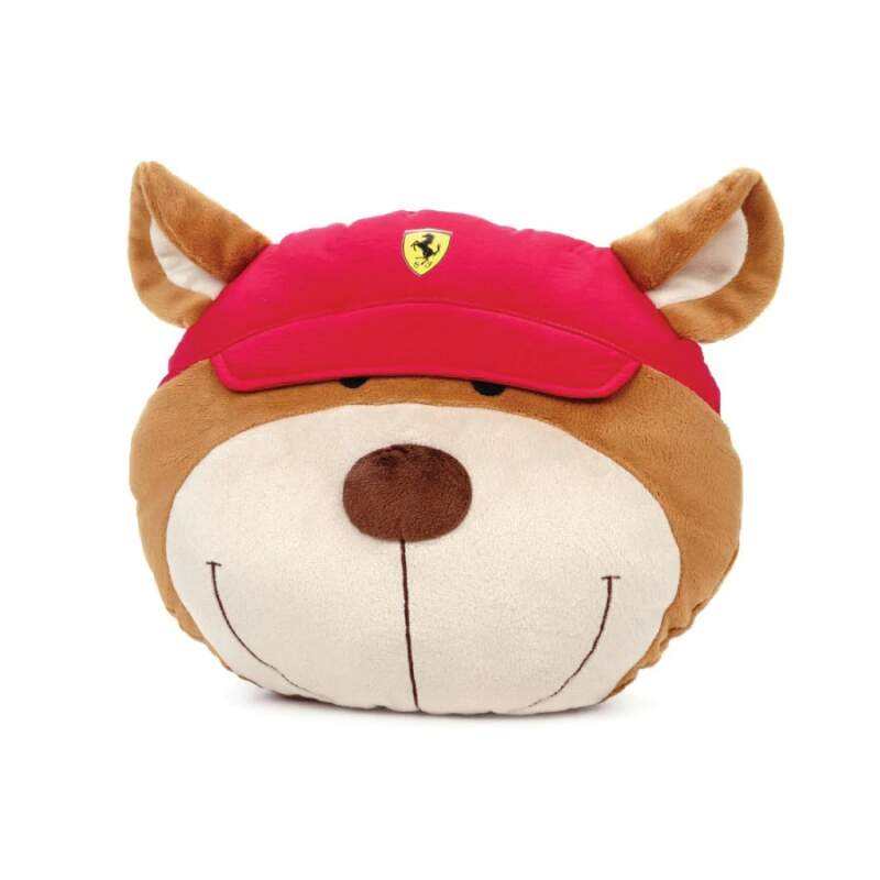 Scuderia Ferrari plyšový vankúš medvedík