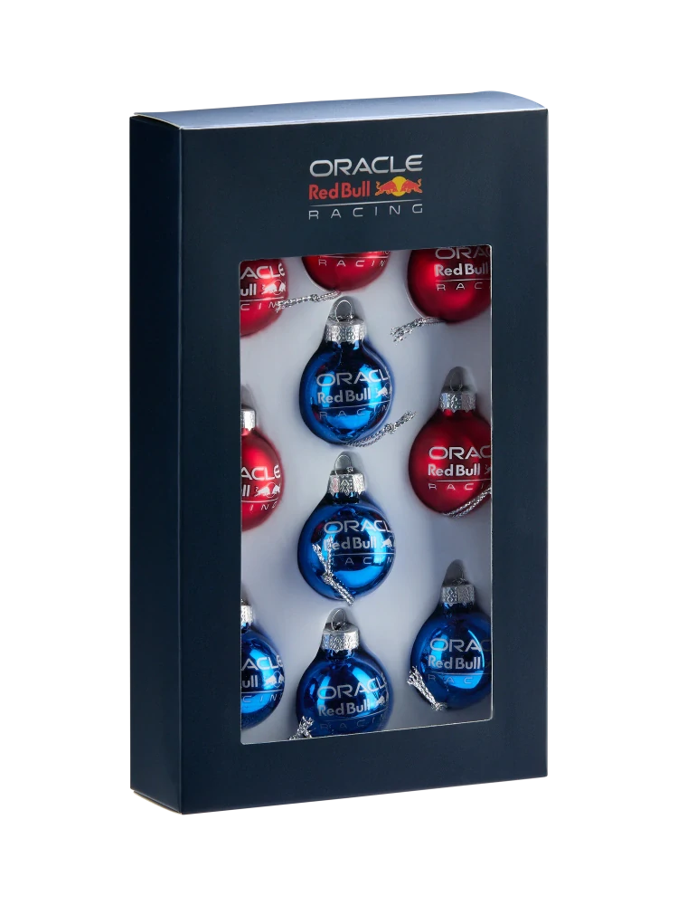 Oracle Red Bull Racing Mini Christmas Baubles – Set of 10