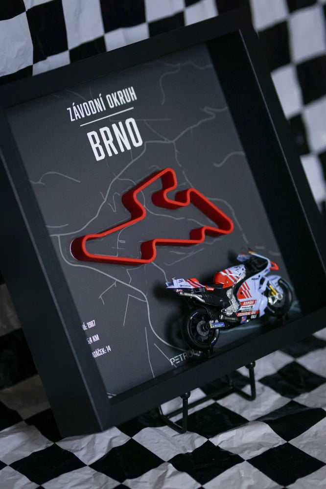 3D obraz Petrol Art – Marc Marquez, Brno
