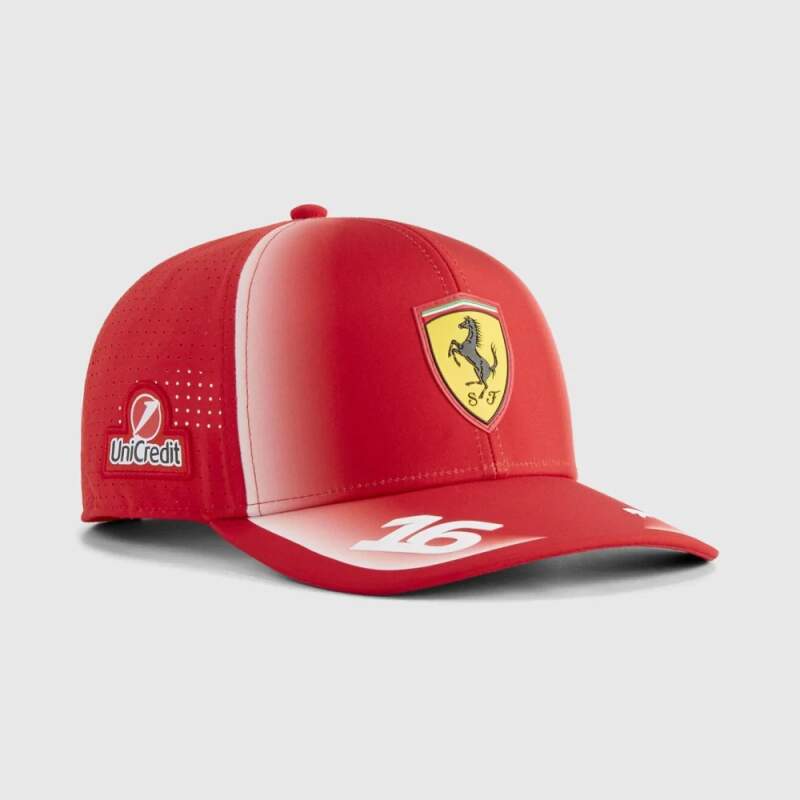 Šiltovka Charles Leclerc Scuderia Ferrari F1 x Puma - tímová edícia