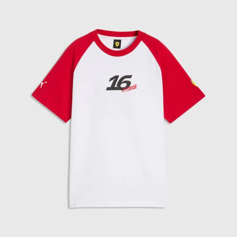 Charles Leclerc Scuderia Ferrari F1 x Puma T-shirt - fan edition