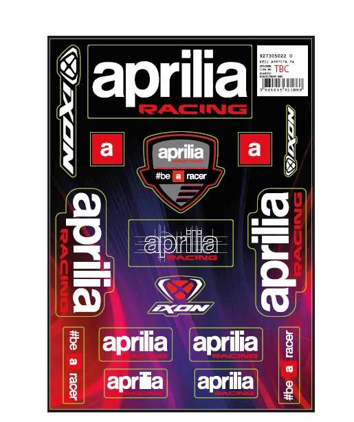 Aprilia Racing MotoGP large sticker set - team edition