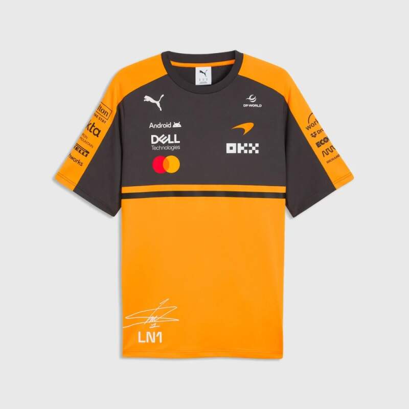 Lando Norris #1 McLaren F1 x Puma T-shirt - team edition