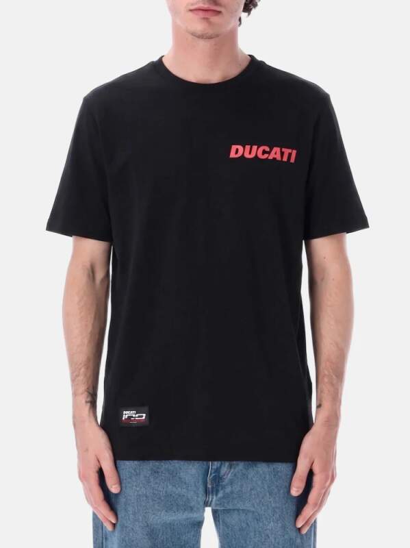 Pánske tričko Ducati Corse čierne - edícia 100th years DUCATI