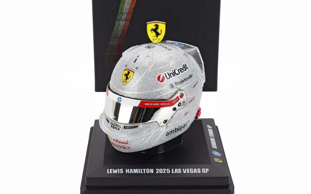 Model prilby LookSmart Lewis Hamilton 1:5 – Las Vegas GP 2025
