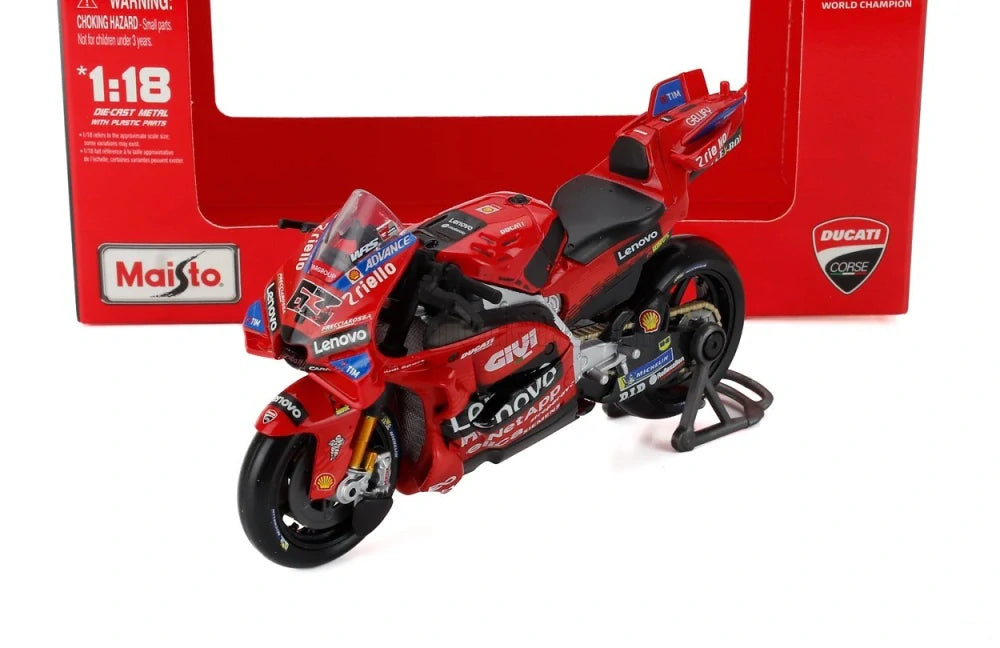 Model Maisto Ducati MotoGP GP25 1:18 – Francesco Bagnaia #63