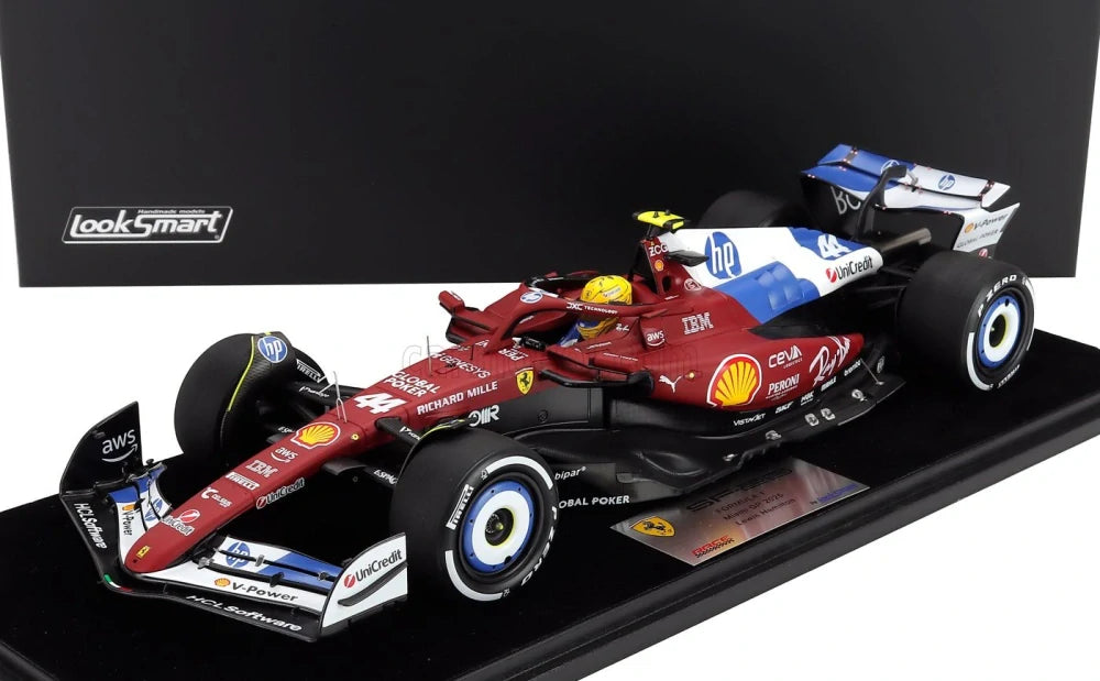 Model LookSmart Scuderia Ferrari SF-25 L. Hamilton 1:18 – Miami GP 2025