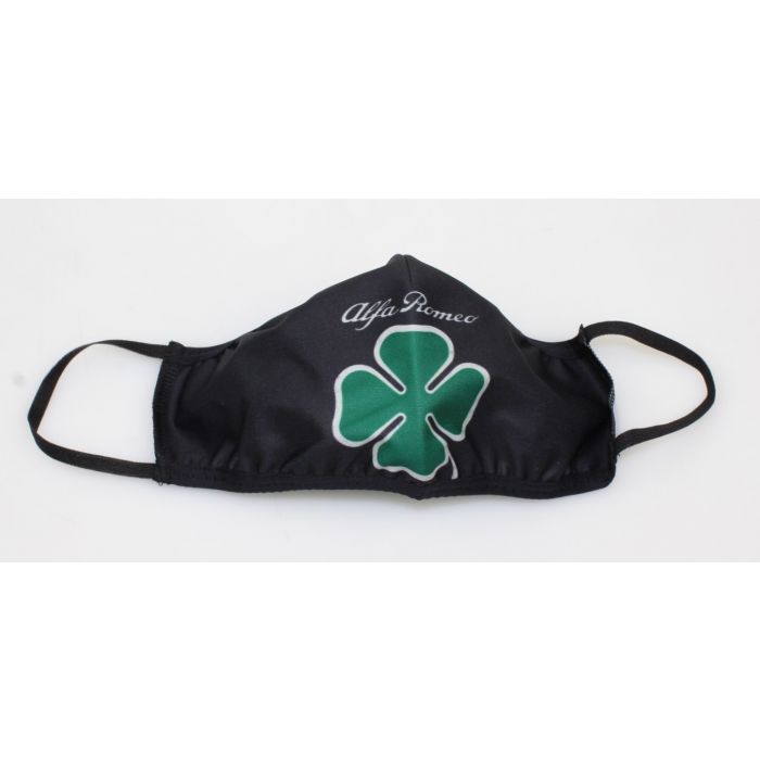 Alfa Romeo Quadrifoglio face mask black – official product