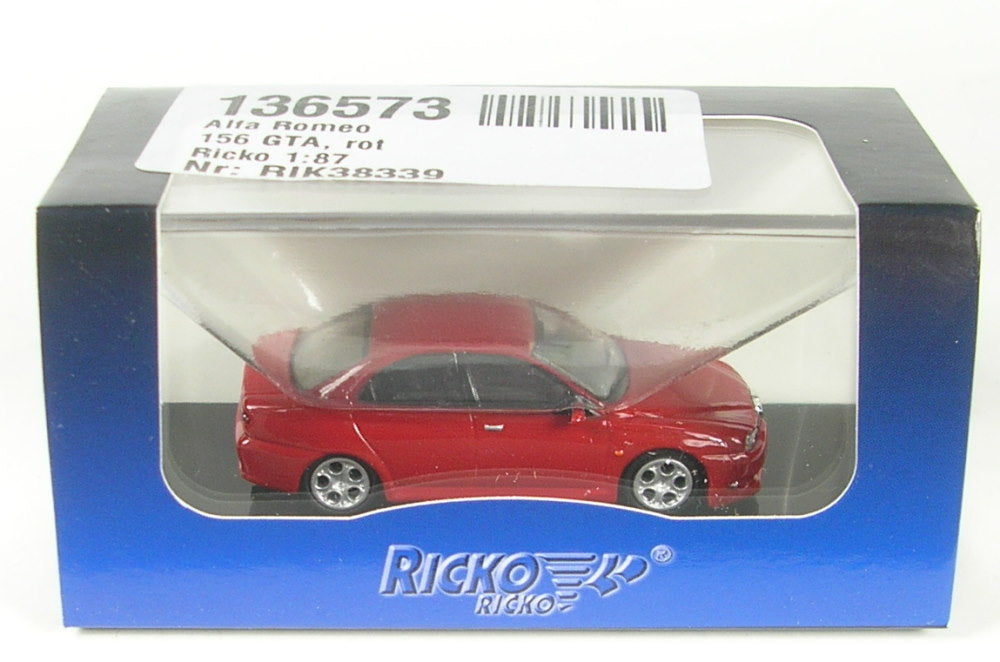 Model Alfa Romeo 156 GTA 1:87 červená