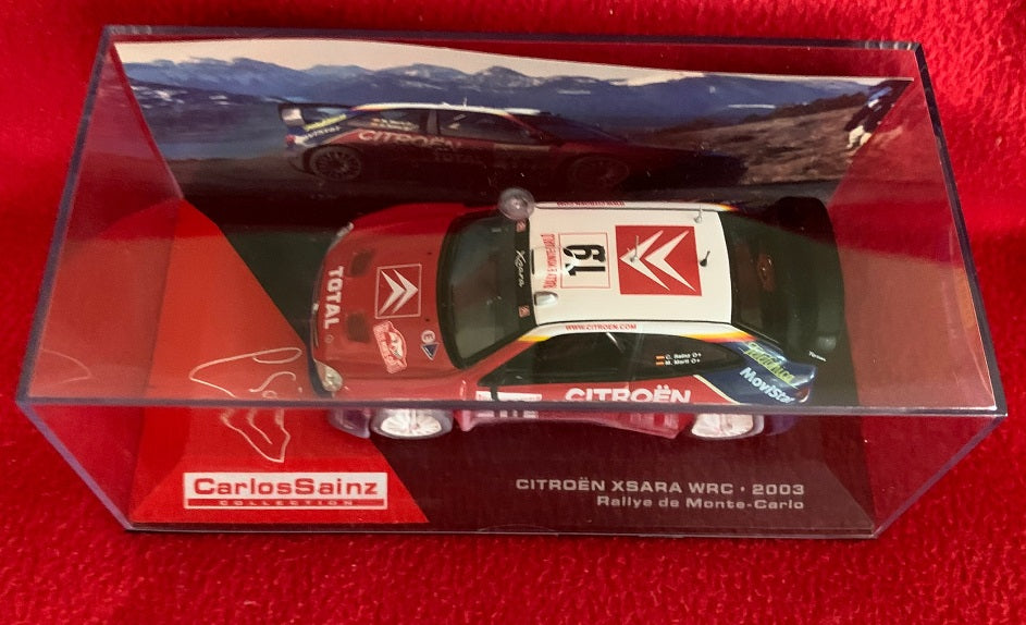 Model Citroen Xsara WRC Rally Monte Carlo 2003 Carlos Sainz 1/43