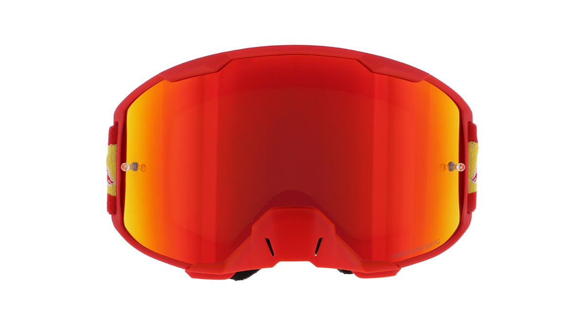 Red Bull Spect STRIVE S motocross goggles red with red lens