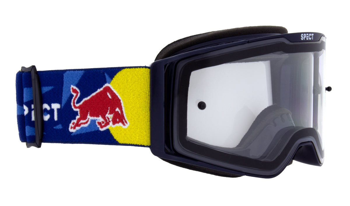 Red Bull Spect TORP motocross goggles blue with clear lens