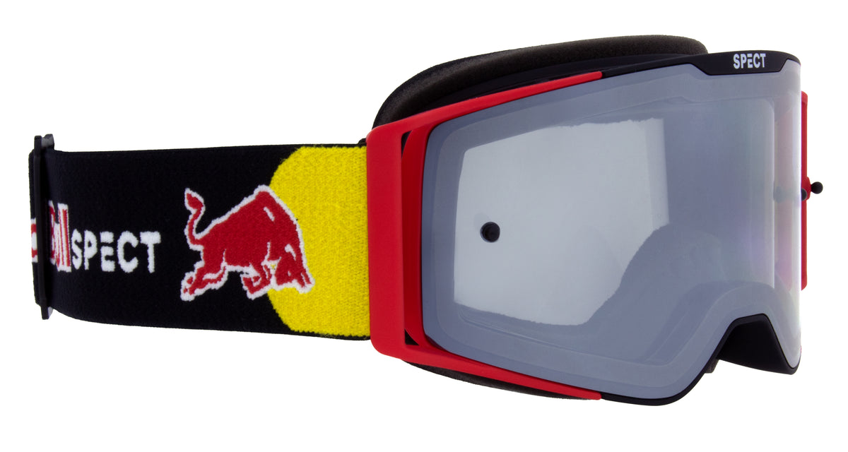 Red Bull Spect motokrosové okuliare TORP čierno-červené s dymovým sklom