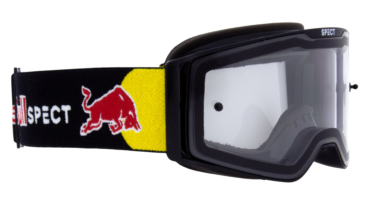 Red Bull Spect TORP motocross goggles black with clear lens