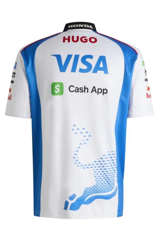 Tímová polokošeľa Visa Cash APP RB s logami sponzorov