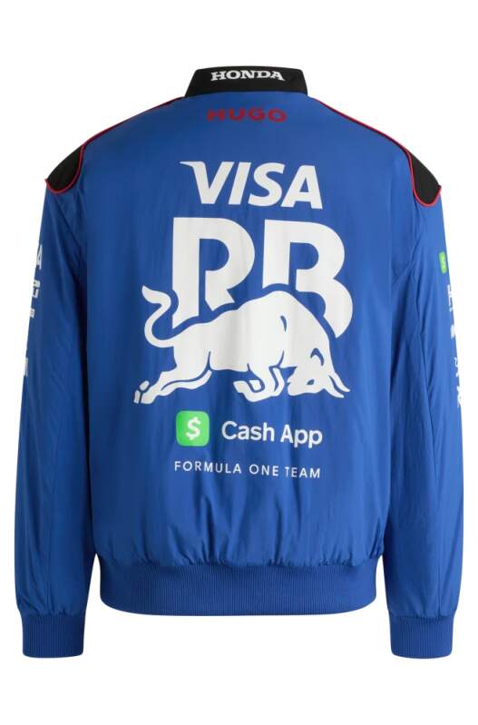 Visa Cash App RB team jacket with sponsor logos